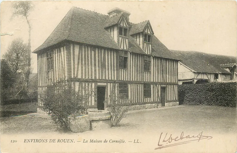 Arredores de Rouen — A Casa de Corneille — LL. L. Libebaud - Frente