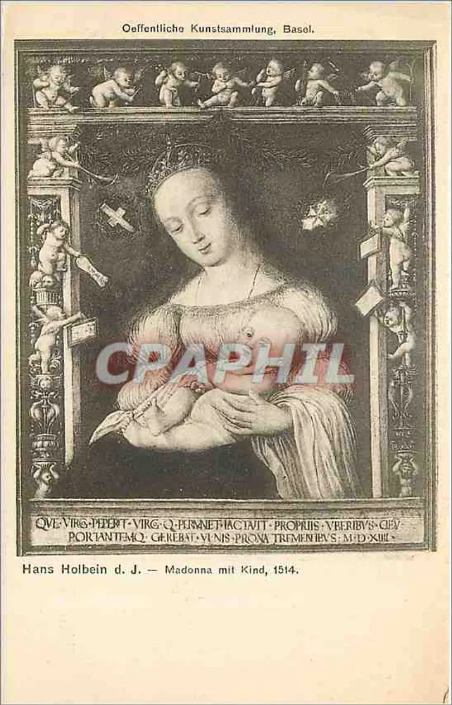 Madonna mit Kind — Hans Holbein d. J., 1514 — Öffentliche Kunstsammlung, Basel - Vorderseite