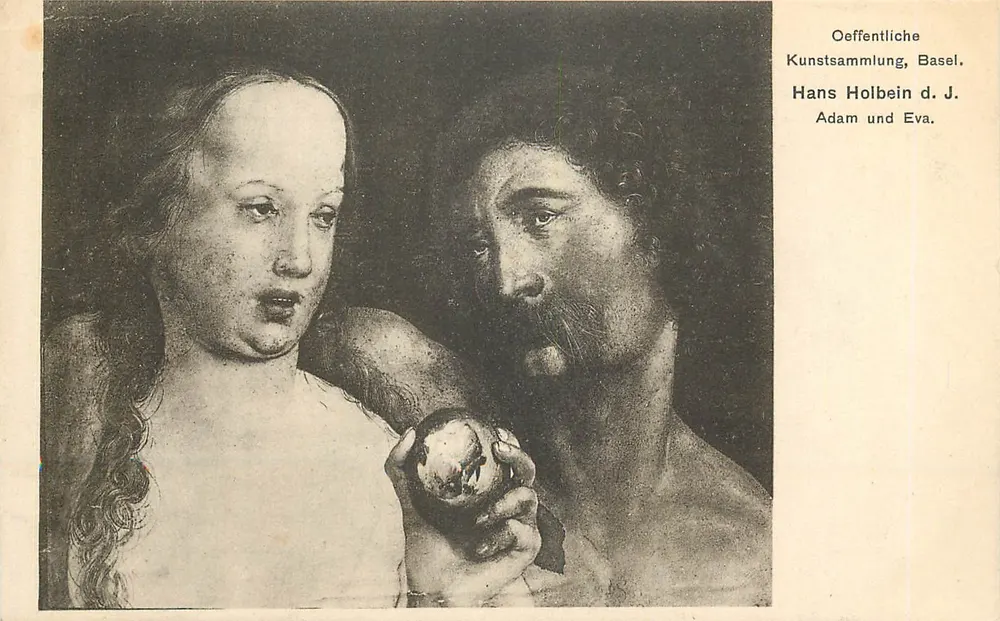 Adam und Eva — Hans Holbein der Jüngere — Öffentliche Kunstsammlung, Basel - Vorderseite