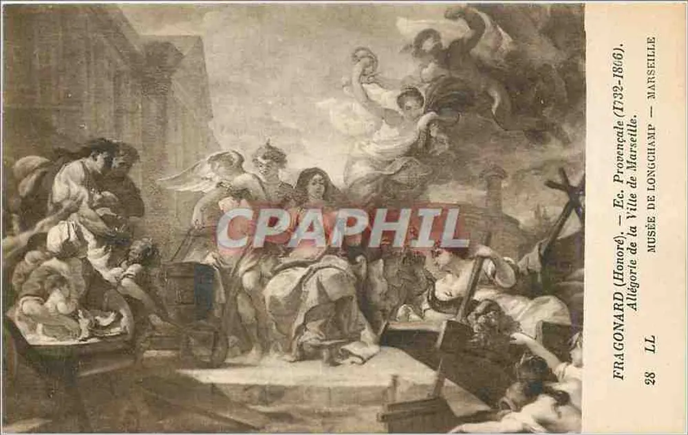 Allegorie der Stadt Marseille — Fragonard (1732-1806) — Musée de Longchamp — Marseille - Vorderseite