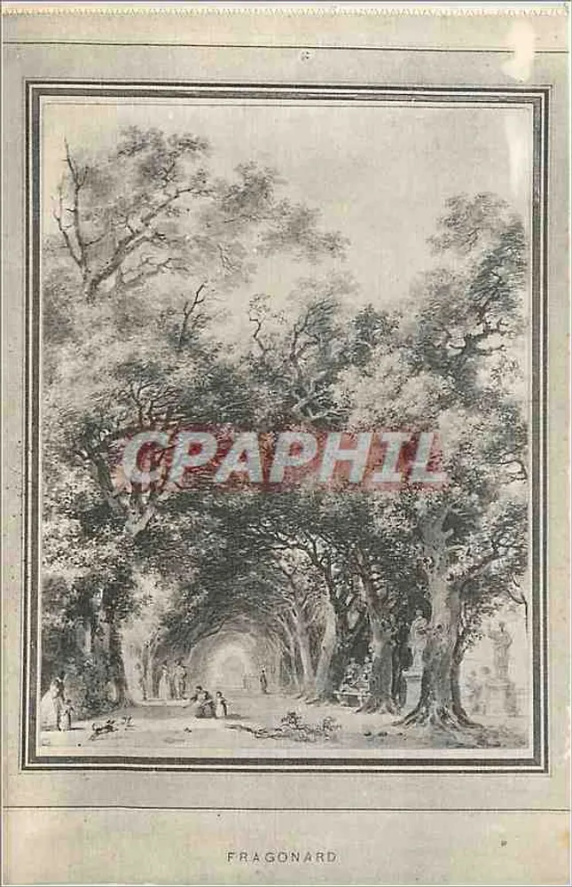 Der Schattige Gang — Honord Fragonard — Palais des Beaux-Arts de la Ville de Paris - Vorderseite
