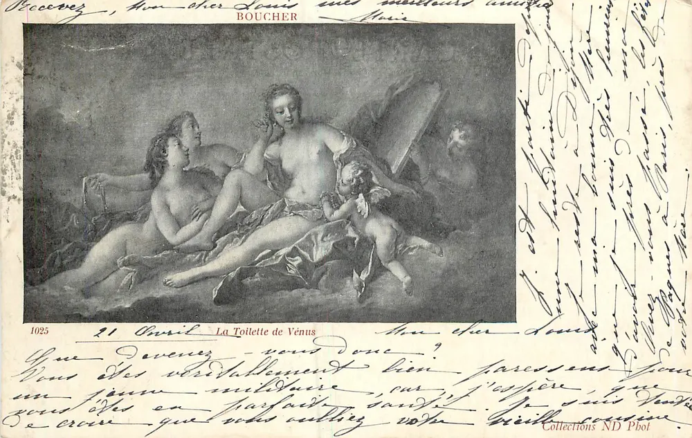 A Toalete de Vênus — obra de Boucher — edição 1025 - Frente