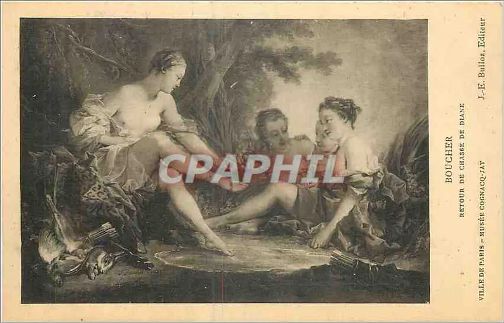Rückkehr vom Jagden — Musée de Paris — J.-E. Bulloz, Verlag - Vorderseite