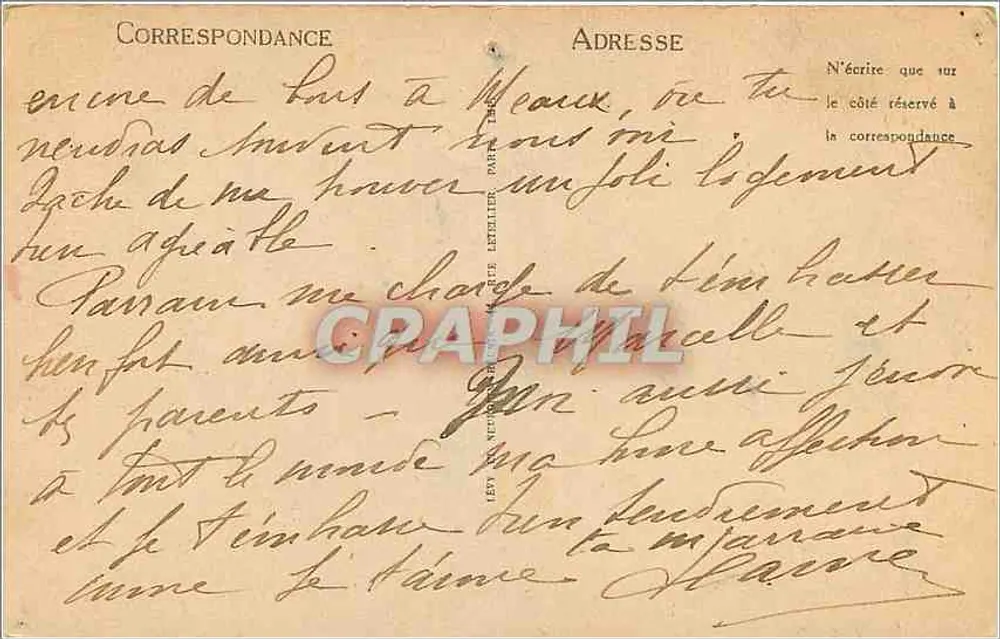 La Rochelle — O Mail — LL. - Verso