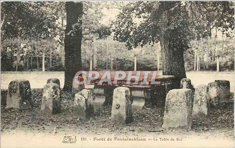 Floresta de Fontainebleau — A Mesa do Rei — 121 - Frente
