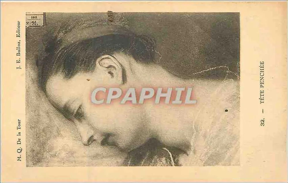 Head Tilted — J. E. Balloz, Publisher — no. 32 - Front