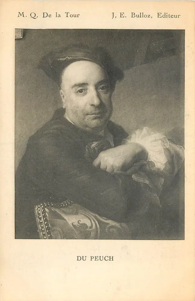 Retrato do Sr. Q. De la Tour — J. E. Bulloz, Editor - Frente