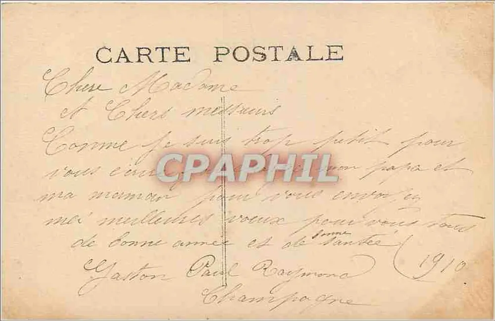 Criança com buquê de rosas — 'Donne Année' — editor A. P. n° 318 - Verso