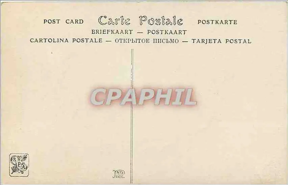 Nackte, die in den Spiegel blickt — Salon des Artistes Français (1916) — J.-B. Eschmann, ND Piot - Rückseite