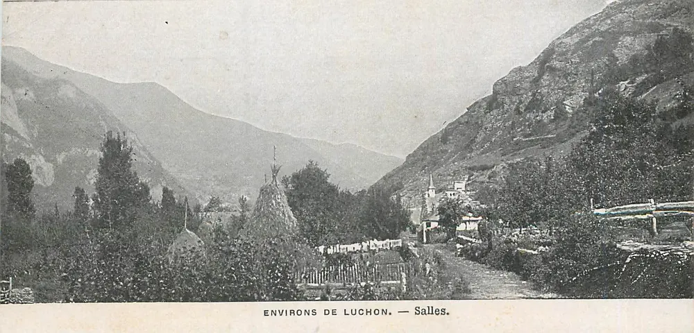Arredores de Luchon — Salles — Editor não visível - Frente