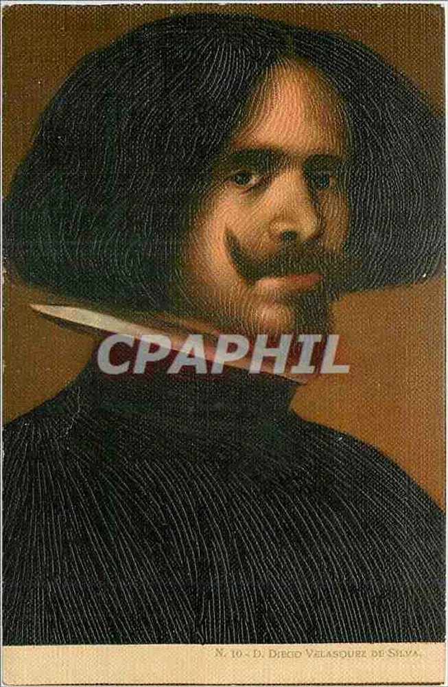 Portret Diega Velázqueza de Silvy — N. 10 — wydawca nie widoczny - Awers