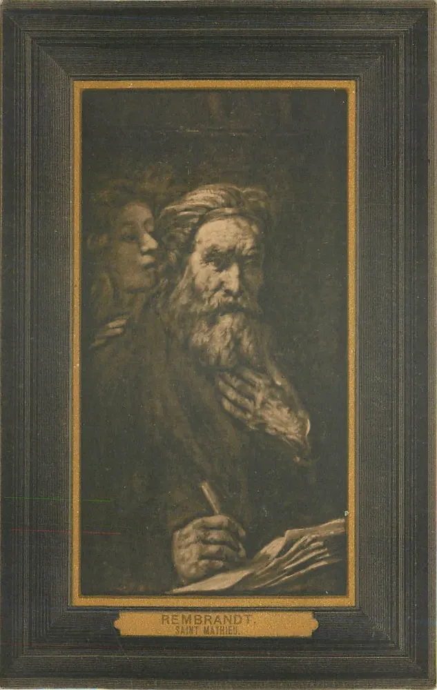 Rembrandt — São Mateus — Museu do Louvre - Frente