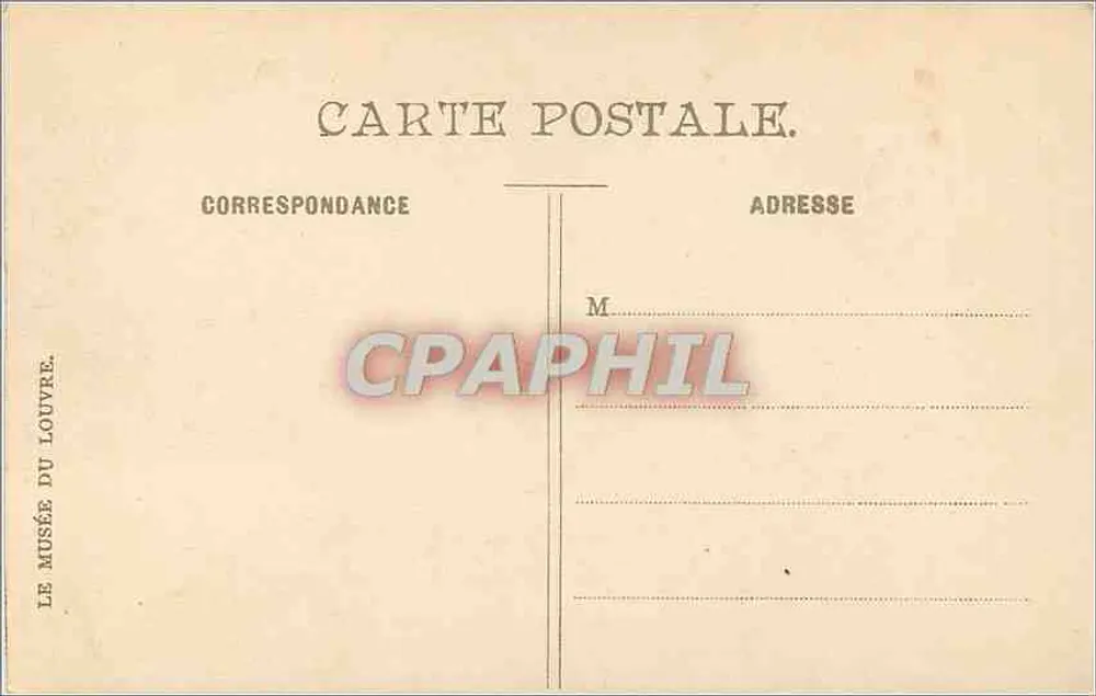 A Onda — Gourbet — Museu do Louvre - Verso