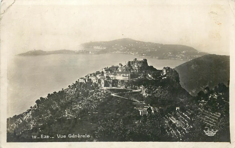 Eze — Widok ogólny — Wydawnictwo Montluet Munier - Awers