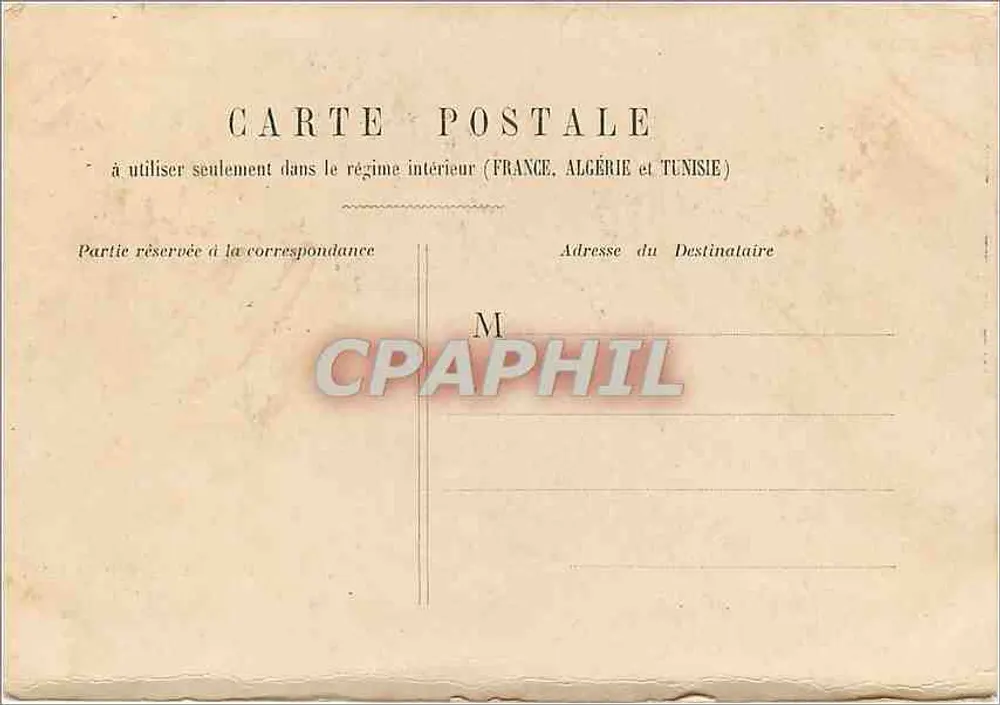 Paris — Igreja de Saint-Germain-l'Auxerrois — Bilhete postal antigo - Verso