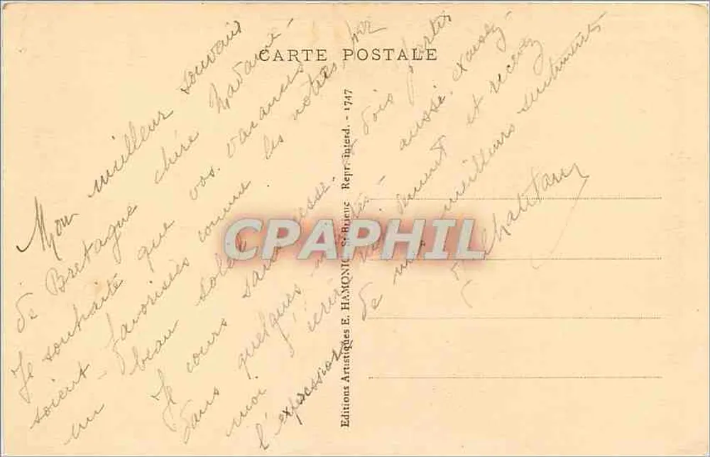 Bretagne. Biniouz - Le Faouet-Guéméné (M.) — Amaury - Rewers