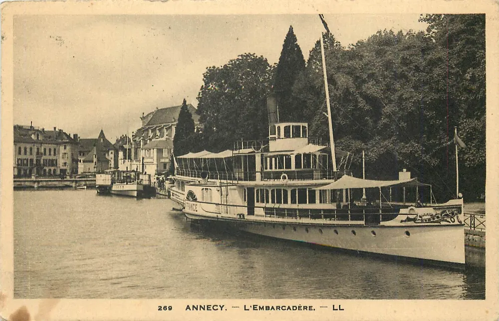 Annecy — O Embarcadouro — LL - Frente