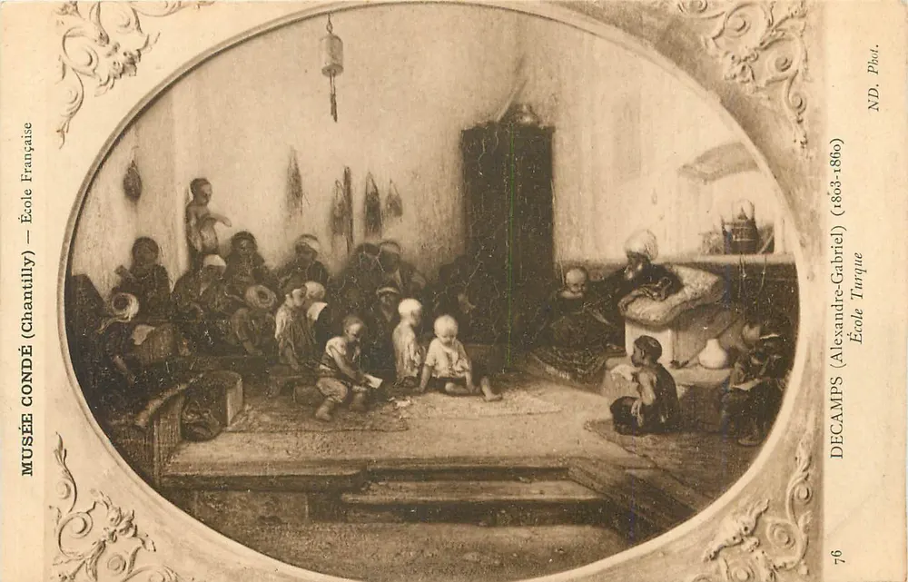 Escola Turca — Alexandre-Gabriel Decamps — Escola Francesa (1863-1866) - Frente
