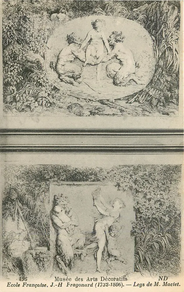 Museum für Dekorative Künste — J.-H. Fragonard (1732-1806) — Erbe von M. Maciet - Vorderseite