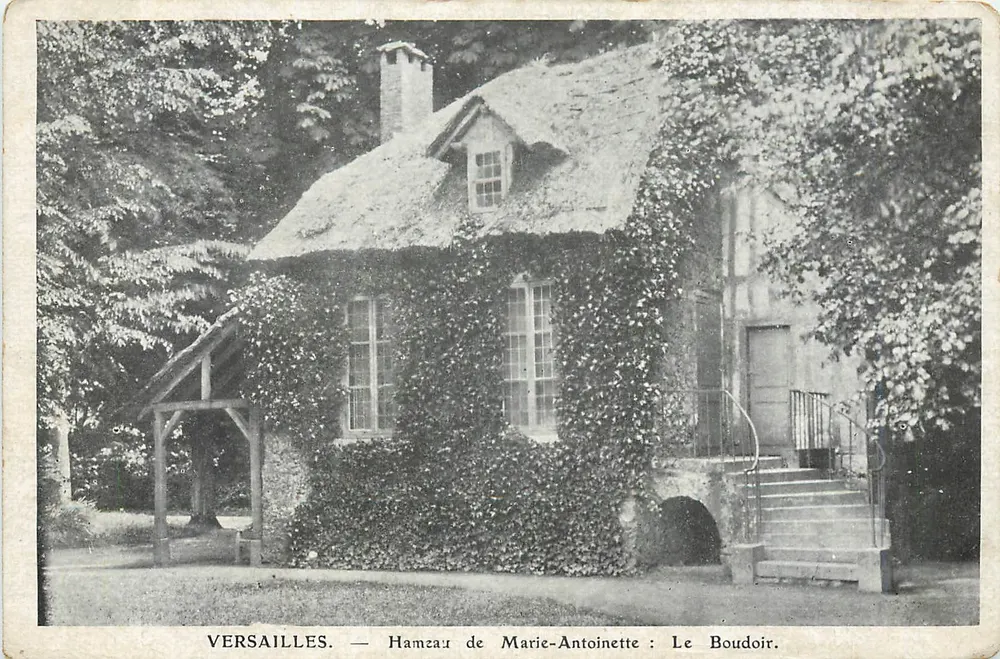 Versailles — Hammau de Marie-Antoinette : Das Boudoir - Vorderseite