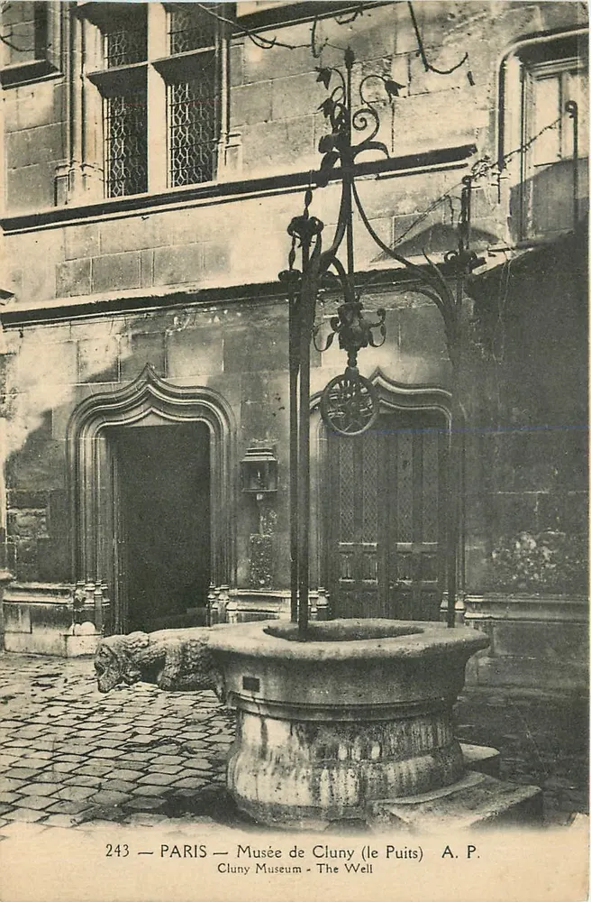 Paris — Museu de Cluny (o Poço) — A.P. 243 - Frente