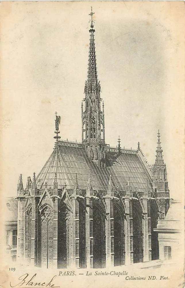 Paris — A Santa Capela — Blanche, n°109 - Frente