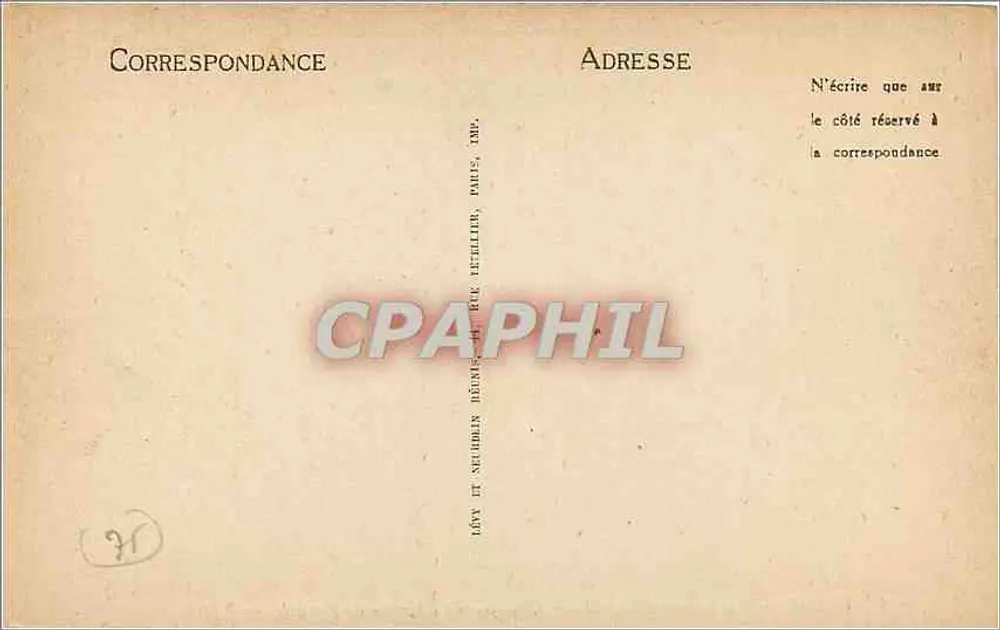 PARIS. — Die Heilige Kapelle. — Oratorium von Blanche von Castilien. — ND - Rückseite
