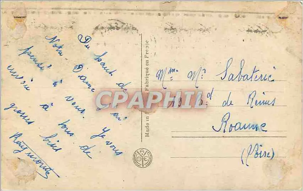 Paris — Catedral de Notre-Dame — Editor desconhecido, n° 82 - Verso