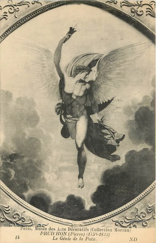 O Gênio da Paz — Prud'hon (1758-1823) — Museu dos Artes Decorativas (Coleção Moreau) — n°14 - Frente