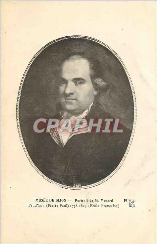 Museu de Dijon — Retrato de M. Musard — Escola Francesa - Frente