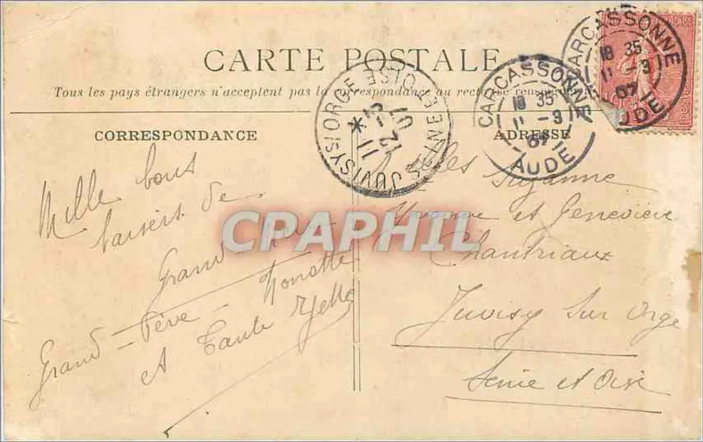 Carcassonne — Église Saint-Nazaire, abside et transept, partie gothique — Édit. N.G. - Verso