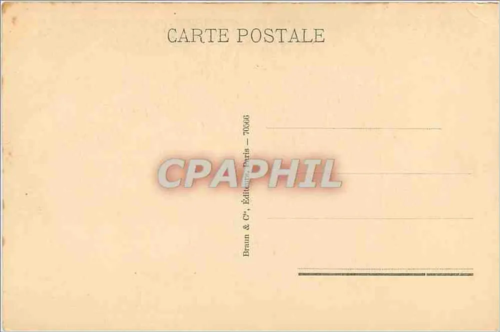 Tête de vieillard — Albrecht Dürer — Braun & Cie, Paris, n° 70366 - Verso