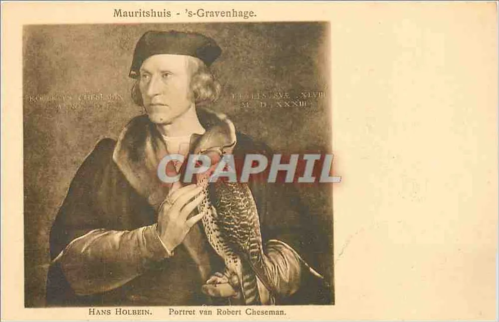 Porträt von Robert Cheseman — Hans Holbein — Verlag Abrahamsen & van Straaten, Amsterdam, Nr. 1226 - Vorderseite