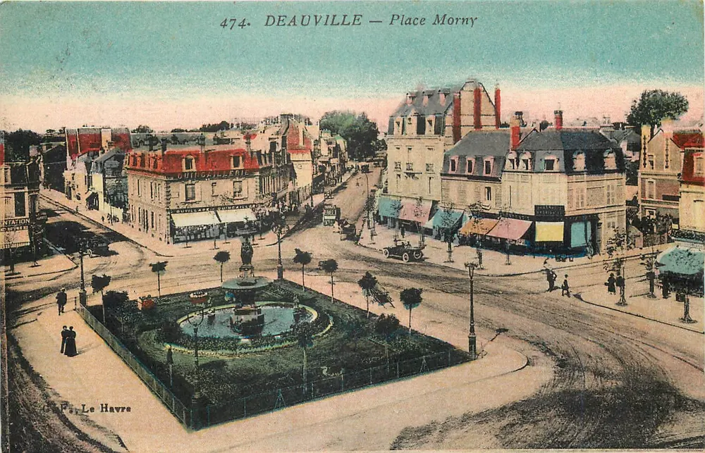 Deauville — Plaza Morny — P.F. Le Havre, n°474 - Anverso