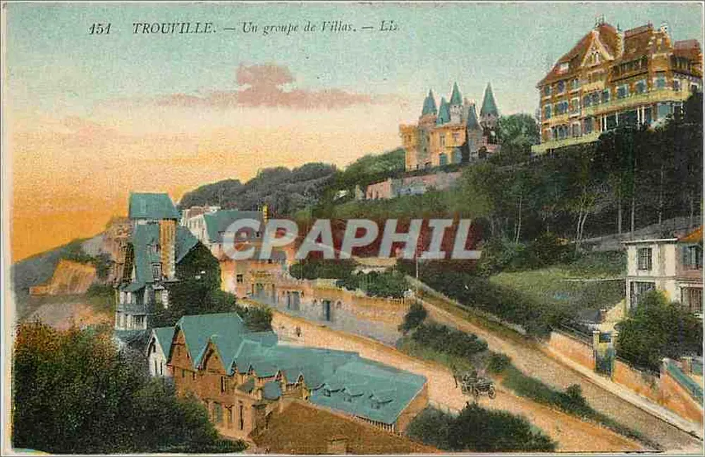 Trouville — Un groupe de Villas — Li - Recto