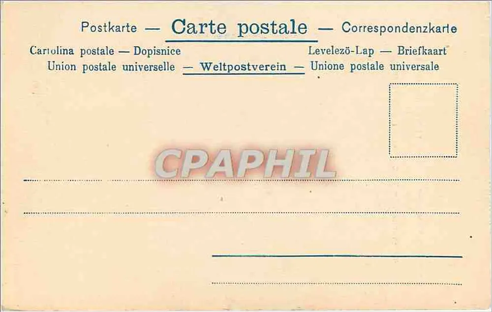 Fronteira perto do Donon — Vista sobre Raon-sur-Plaine e Raon-les-Eaux (França) — G. Sch., 1969 - Verso