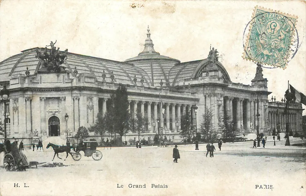 O Grand Palais — Paris — H. L. - Frente