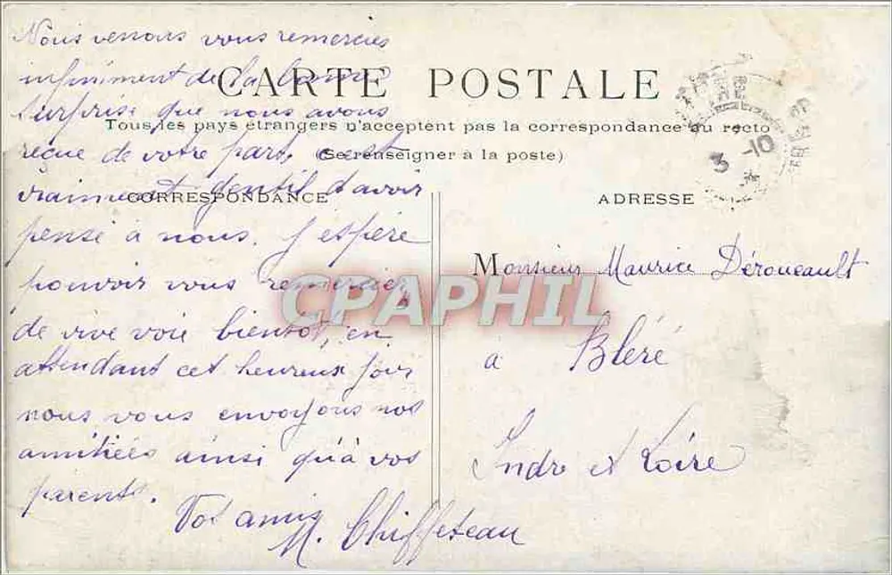 PARIS. - As Buttes-Chaumont — Ponte suspensa e rochedos — editor não identificado - Verso