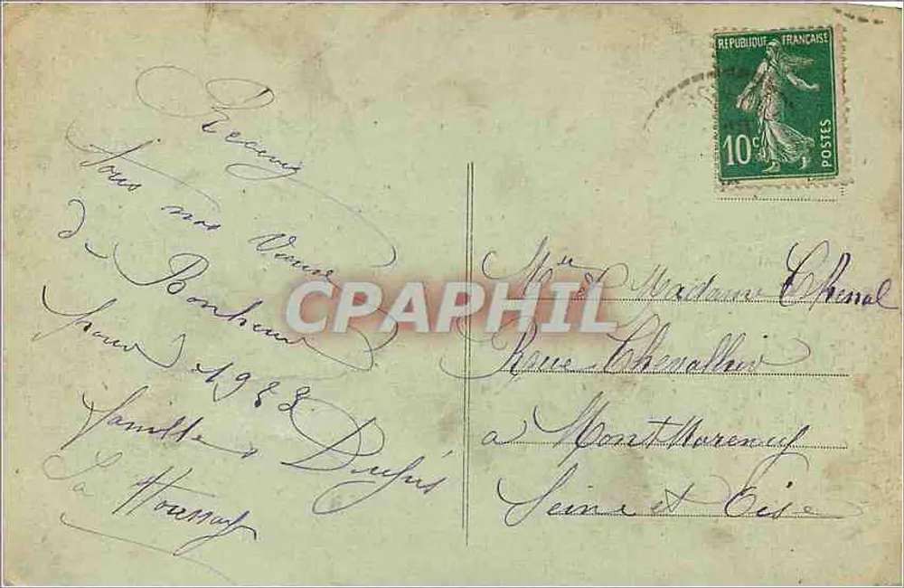 Villiers-sous-Grez — Panorama — Che & Haffail, Nemours - Back