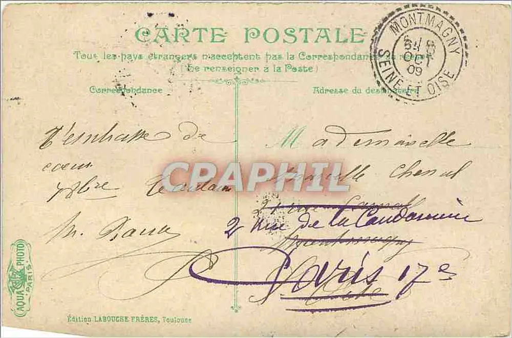 Toulouse. La Place du Capitole pendant le marché (côté des Arcades) — Édition LABOUGE FRÈRES, n° 2766 - Verso