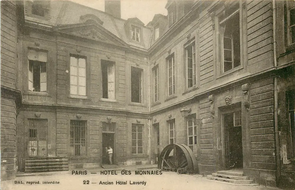 Paris — Ehemaliges Hotel der Münze — Hotel Laverdy — DAL - Vorderseite