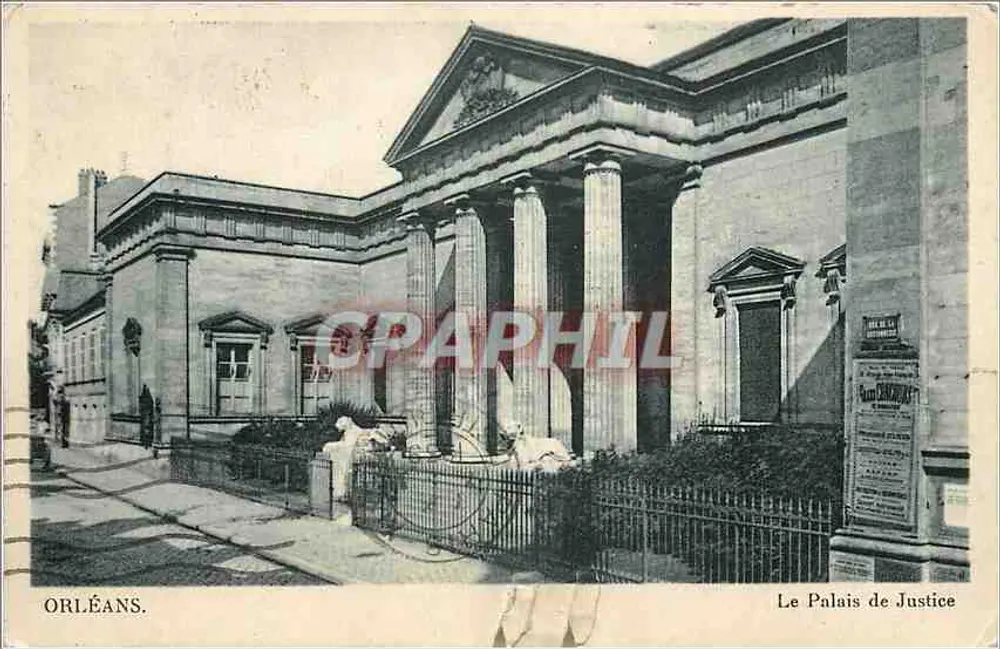 Orléans — Le Palais de Justice — éditeur imprimeur non visible - Frente