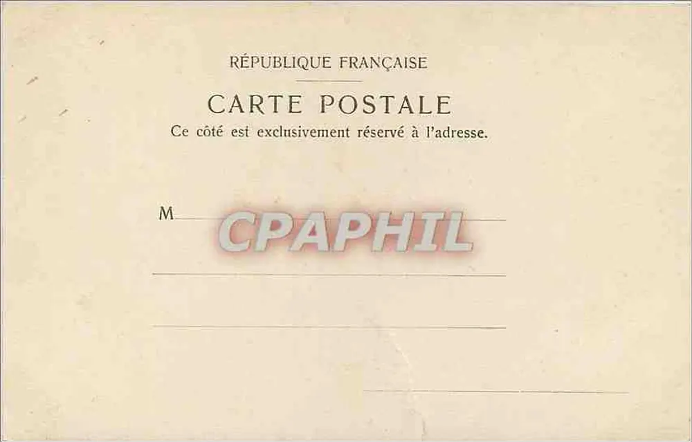 Paris — Luxembourg, Sénat — C. X. & Cie. No. 39 - Verso