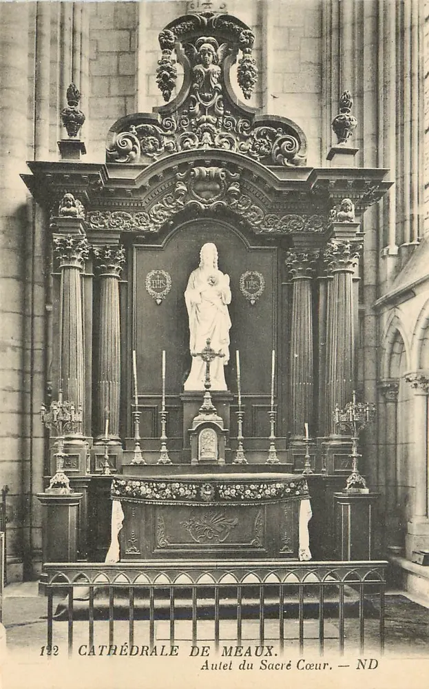 Altar des Heiligen Herzens — Kathedrale von Meaux — ND - Vorderseite