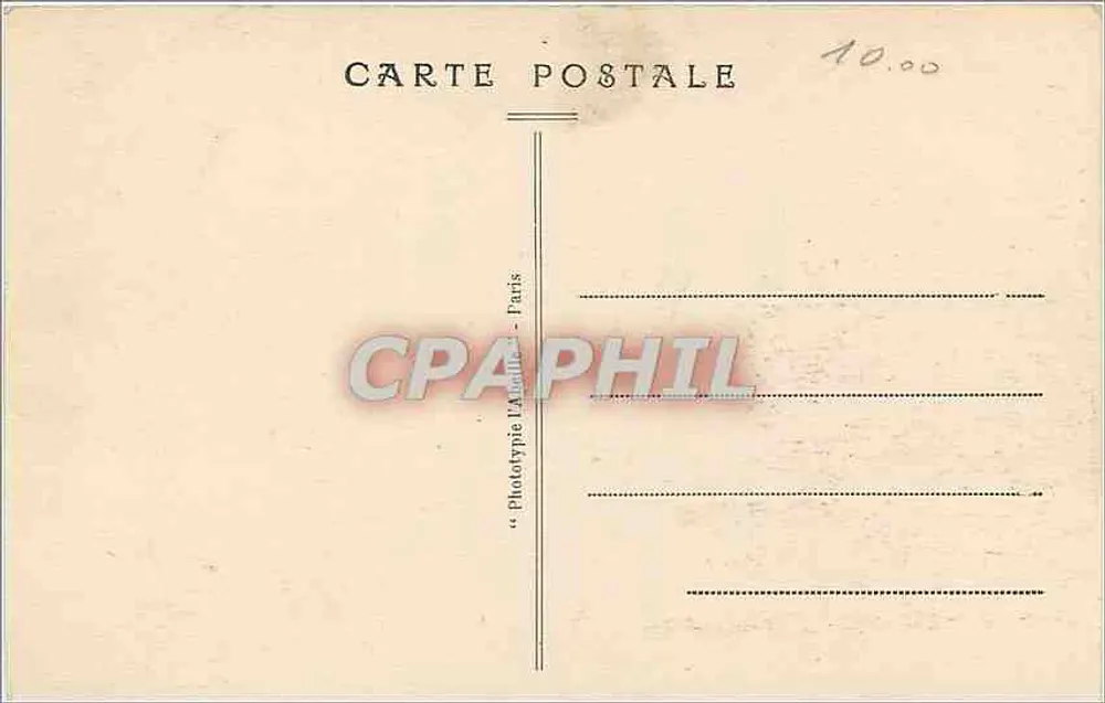 Paris — Porta de Saint-Denis — Phototypie L'Autre - Paris, n°50 - Verso