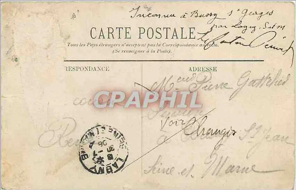 Lourdes — Le Calvaïe — La Première Station — Graphith - Verso