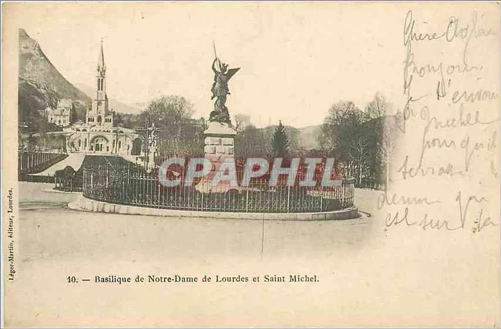 Basilique de Notre-Dame de Lourdes et Saint Michel — Lourdes — Léger-Martin, n°40 - Recto