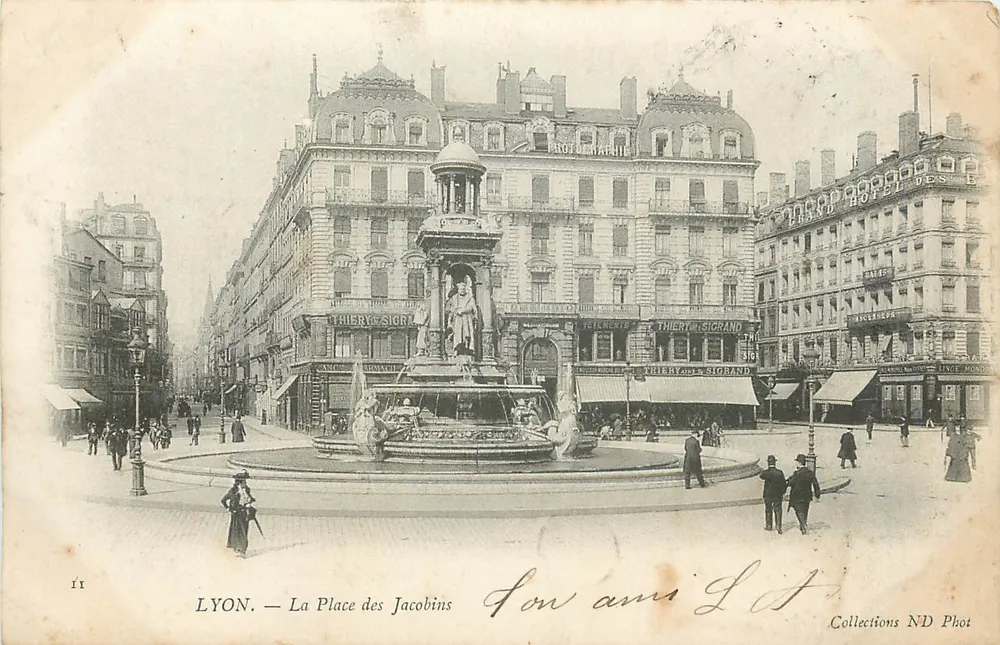 LYON — De Place des Jacobins — Collecties ND Phot - Voorkant