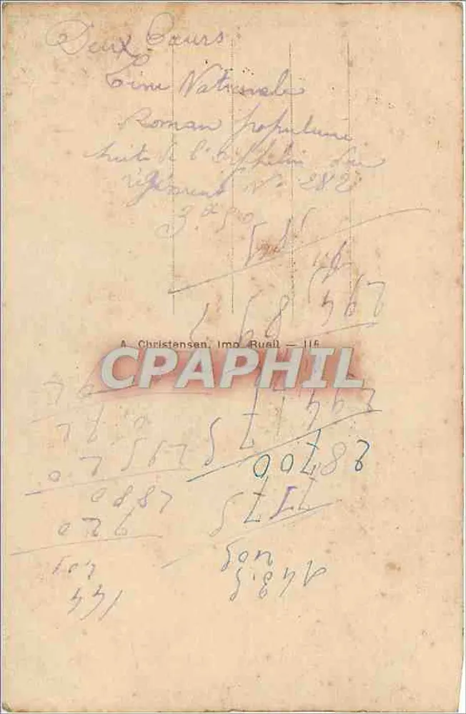 Girl holding a bouquet of roses — Happy New Year 1935 — PEX 4935 - Back