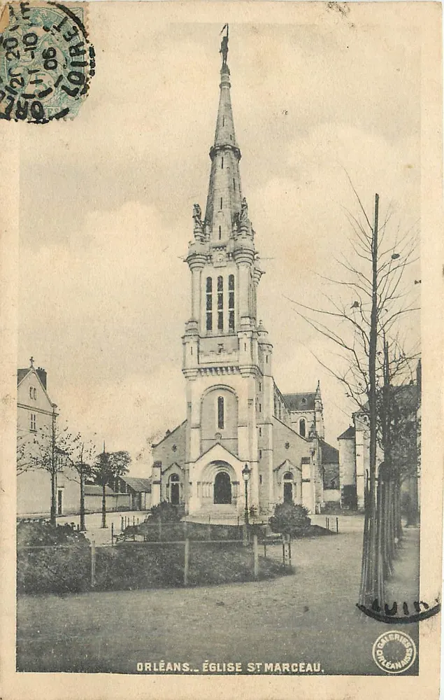 Orléans — Igreja de Saint-Marceau — editor: C. Gathéris, Orléans - Frente